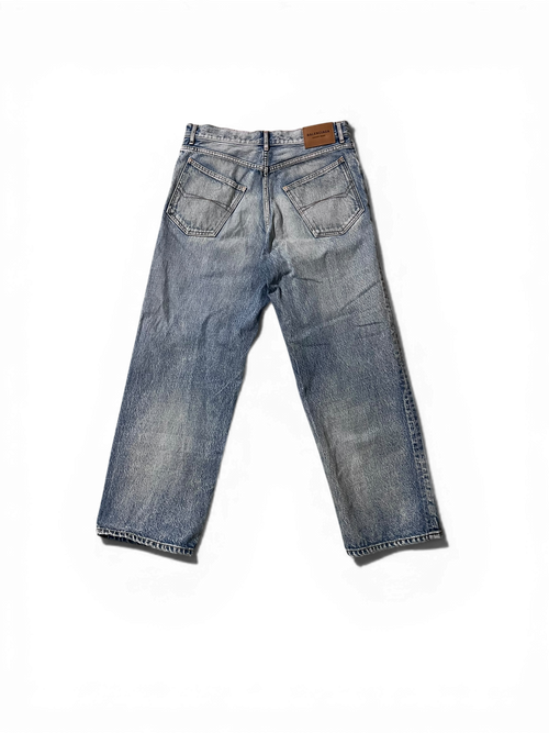 Balenciaga Blue Baggy Jeans