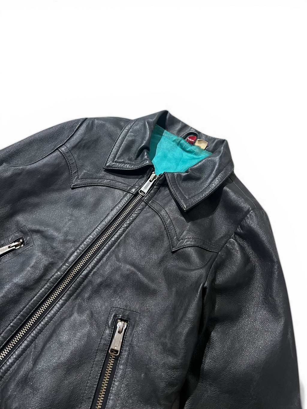 Vintage Tiffany Lining Leather Jacket
