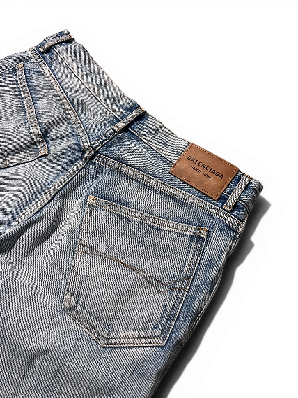 Balenciaga Blue Baggy Jeans