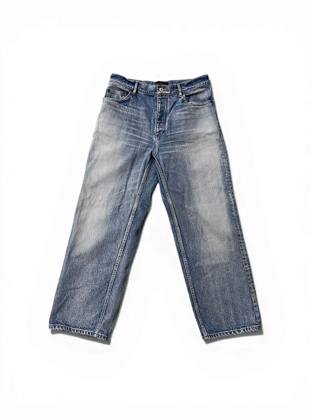 Balenciaga Blue Baggy Jeans