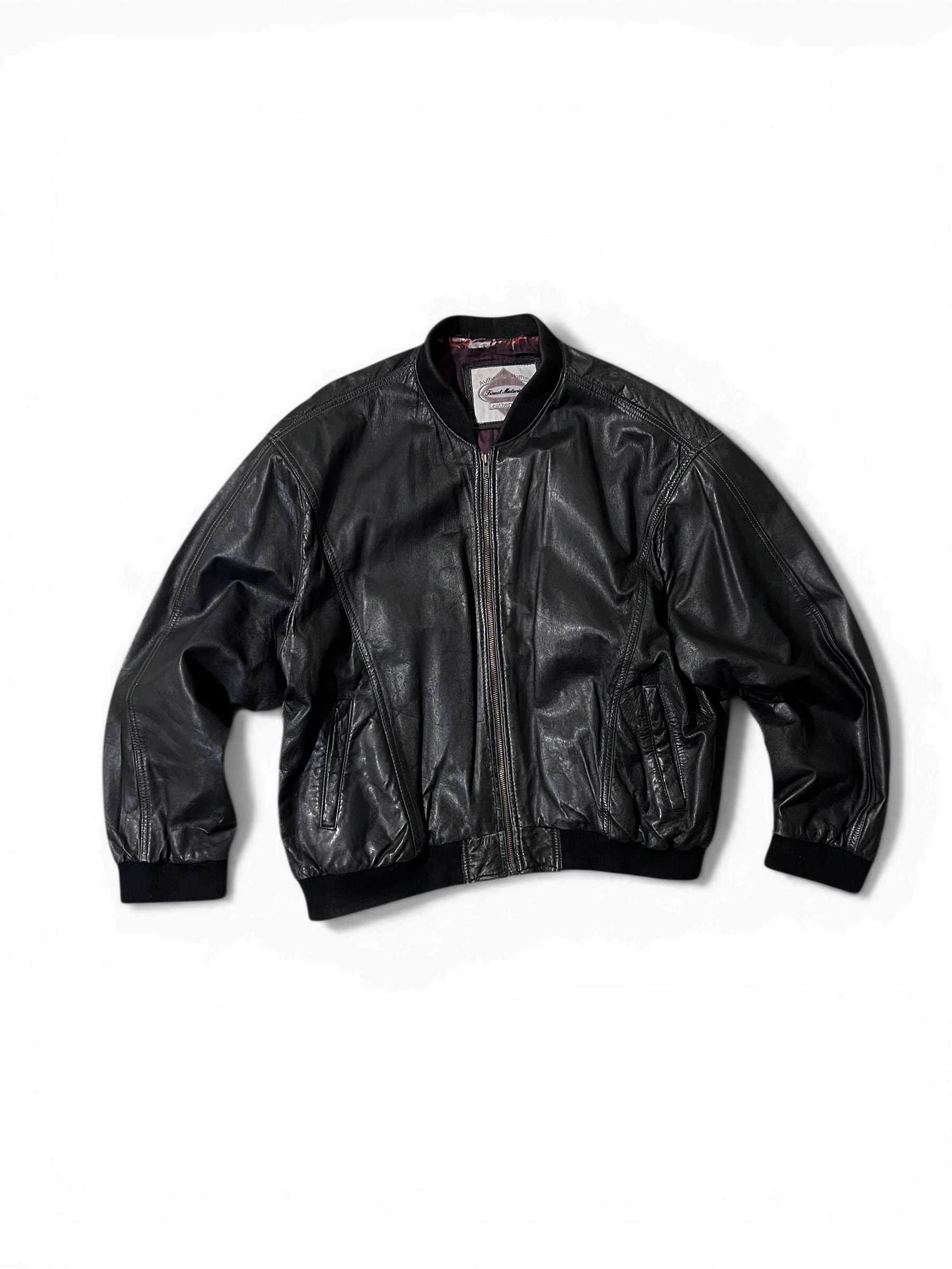 Vintage Boxy Leatherbomber