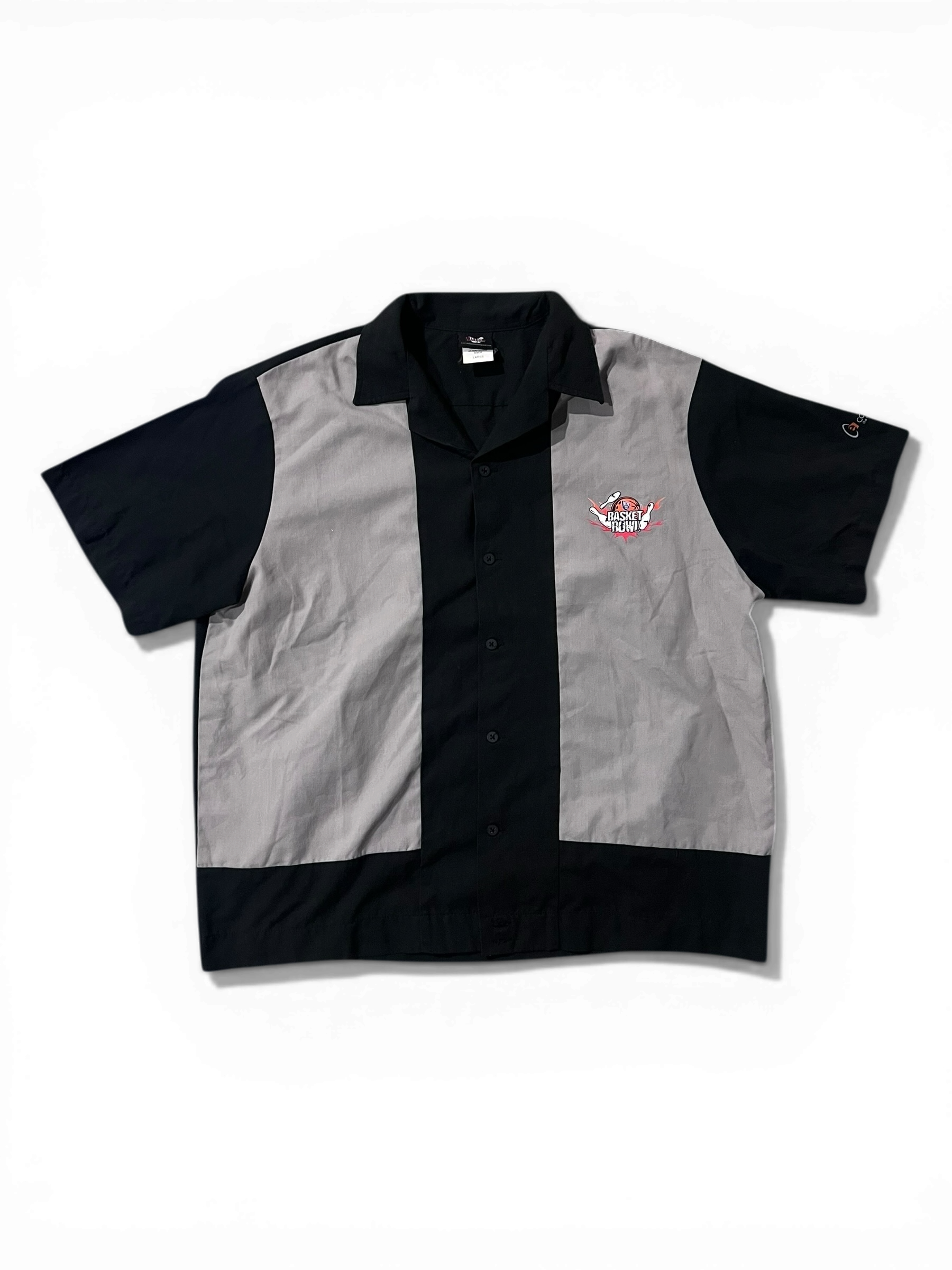 Y2K Basket Bowl Bowling Shirt